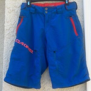 DAKINE Blue Cycling Mountain Bike Shorts Men's Size S